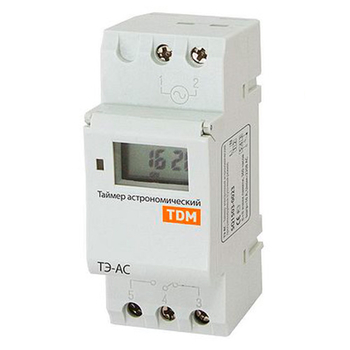 Таймер электронный астрономический ТЭ-АС 16А-DIN TDM SQ1503-0023 - Электрика, НВА - Реле, автоматизация и управление - Таймеры - . Магазин оборудования для автономного и резервного электропитания Ekosolar.ru в Ельце