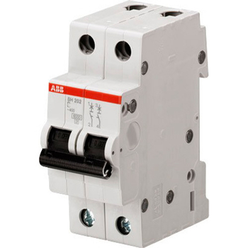 Автоматический выключатель ABB SH202L 2P 16А (С) 4,5kA - Электрика, НВА - Модульное оборудование - Автоматические выключатели - . Магазин оборудования для автономного и резервного электропитания Ekosolar.ru в Ельце