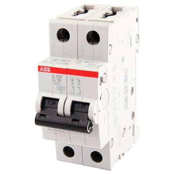 Автоматический выключатель ABB S202 2P 40А (С) 6kA - Электрика, НВА - Модульное оборудование - Автоматические выключатели - . Магазин оборудования для автономного и резервного электропитания Ekosolar.ru в Ельце