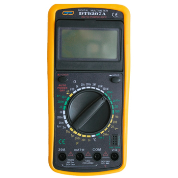 Мультиметр DT 9207 Энергия - Электрика, НВА - Измерительный инструмент - Мультимеры - . Магазин оборудования для автономного и резервного электропитания Ekosolar.ru в Ельце