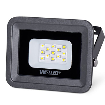 Светодиодный прожектор WOLTA WFL-10W/06W серый 5500K 10Вт SMD IP65 850Лм - Светильники - Прожекторы - . Магазин оборудования для автономного и резервного электропитания Ekosolar.ru в Ельце
