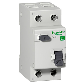 Дифференциальный автоматический выключатель Schneider Electric EASY 9 1P+N 32А 30мА C AC 4,5 кА - Электрика, НВА - Модульное оборудование - Дифференциальные автоматы - . Магазин оборудования для автономного и резервного электропитания Ekosolar.ru в Ельце