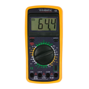 Мультиметр DT 9205A Энергия - Электрика, НВА - Измерительный инструмент - Мультимеры - . Магазин оборудования для автономного и резервного электропитания Ekosolar.ru в Ельце