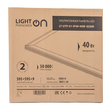 Панель ультратонкая светодиодная LightPhenomenON LT-UTP-02-IP40-40W-6500К 4E комплект с драйвером - Светильники - Для общественных зданий - . Магазин оборудования для автономного и резервного электропитания Ekosolar.ru в Ельце