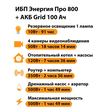ИБП для котла Энергия Про 800 + Аккумулятор Grid 100 Ah 12 v (500Вт - 109мин) - ИБП и АКБ - ИБП для котлов - . Магазин оборудования для автономного и резервного электропитания Ekosolar.ru в Ельце