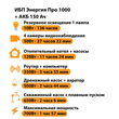 ИБП для котла Энергия Про 1000 + Аккумулятор 150 Ач 12 В (700Вт - 117мин) - ИБП и АКБ - ИБП для котлов - . Магазин оборудования для автономного и резервного электропитания Ekosolar.ru в Ельце