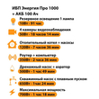 ИБП для котла Энергия Про 1000 + Аккумулятор 100 Ач 12 В (700Вт - 78мин) - ИБП и АКБ - ИБП для котлов - . Магазин оборудования для автономного и резервного электропитания Ekosolar.ru в Ельце